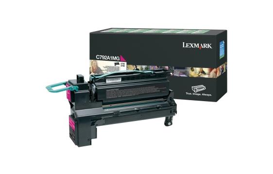 775859 Lexmark  Toner LEXMARK C792A1MG 6K r&#248;d 